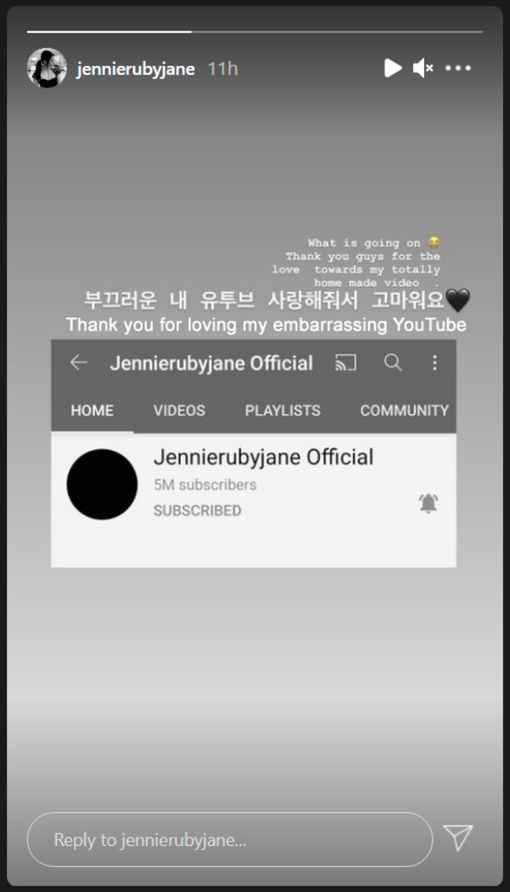 Jennie BLACKPINK Merasa YouTube Pribadinya Memalukan 2