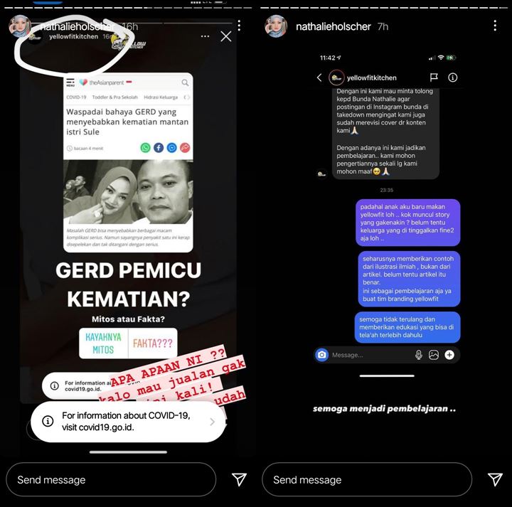 Nathalie Holscher Murka, Kabar Hoax Mendiang Lina Jubaedah Dimanfaatkan Untuk Konten
