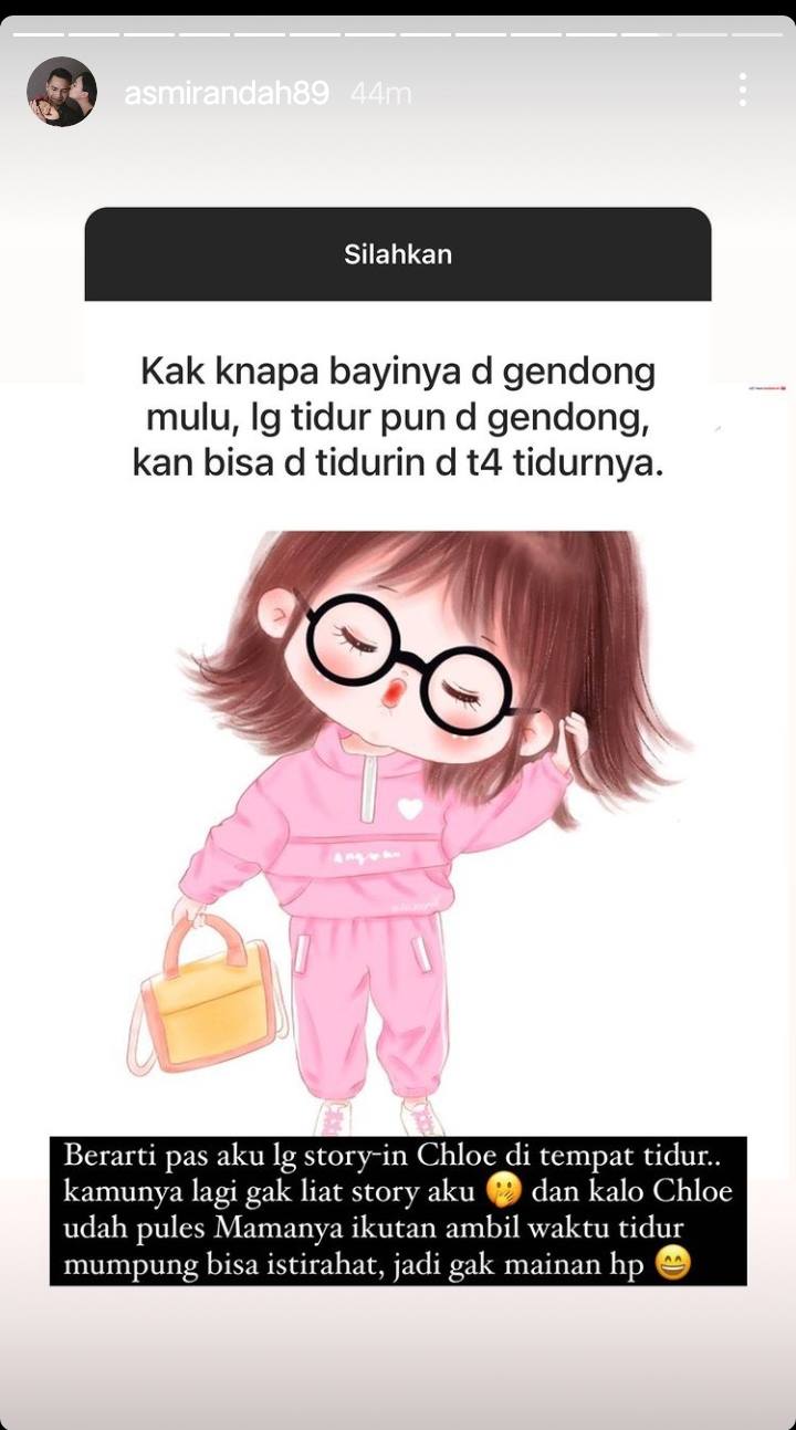 Asmirandah Diprotes Gara-gara Dinilai Keseringan Gendong Anak, Beri Reaksi Begini