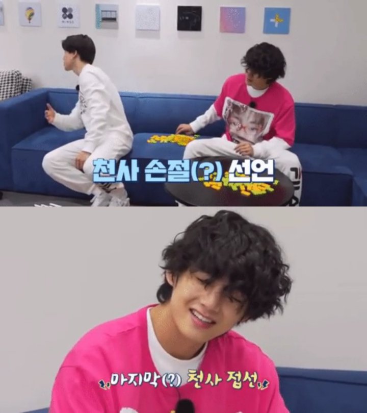 V BTS Frustrasi di \'Run BTS!\', Sampai Bilang Tak Lagi Percaya Malaikat