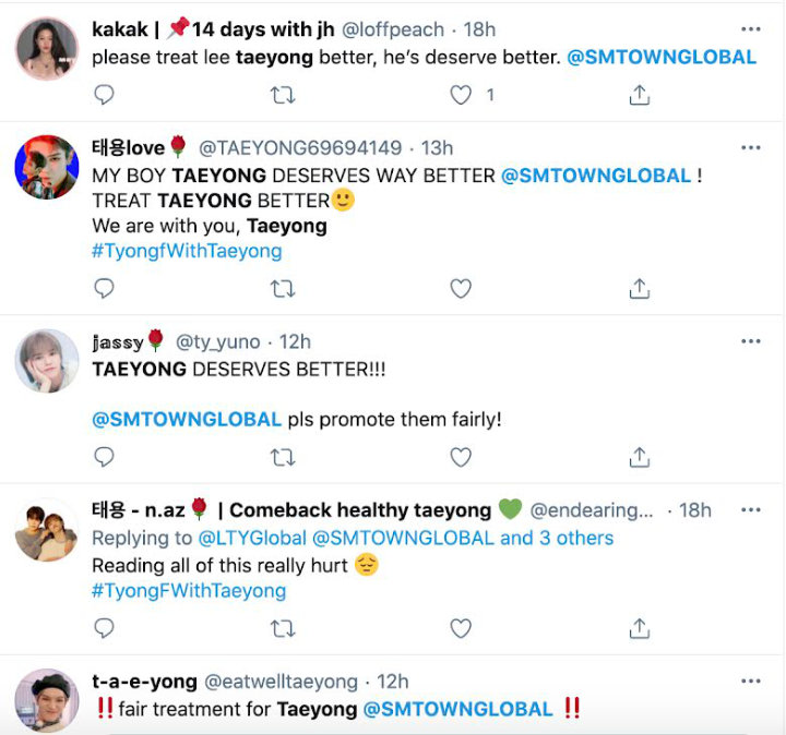 Fans Protes dan Minta SM Entertainment Lebih Adil dalam Promosikan Taeyong NCT