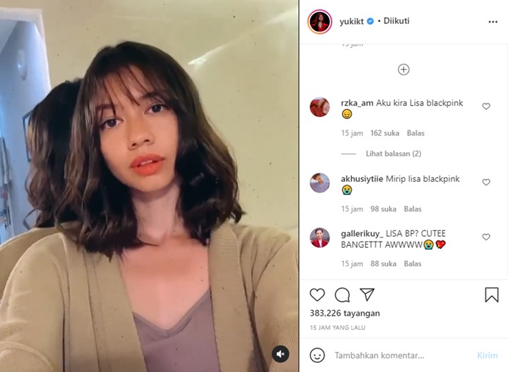 Ganti Gaya Rambut, Yuki Kato Ramai Disebut Mirip Lisa BLACKPINK