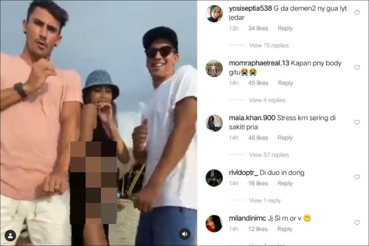 Jessica Iskandar Asyik Joget Bareng Pria Bule, Penampilan Seksinya Langsung Dicibir