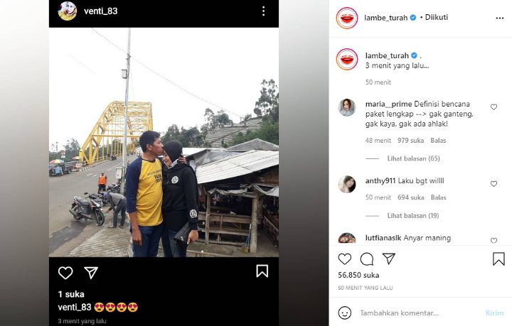 Sudah Resmi Cerai Dari Rohimah, Potret Venti Figianti Mesra Dicium Kiwil Jadi Perbincangan