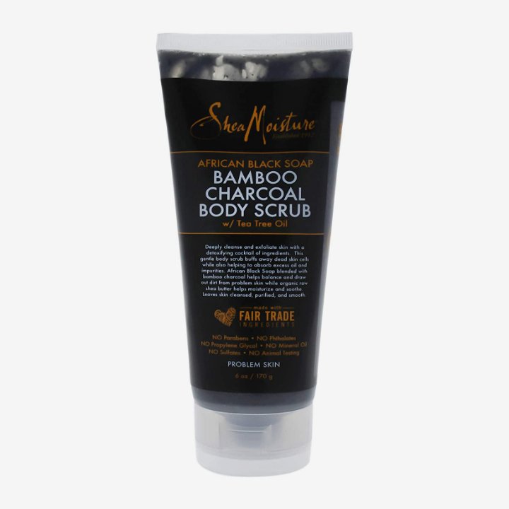 SheaMoisture African Black Soap Bamboo Charcoal Body Scrub