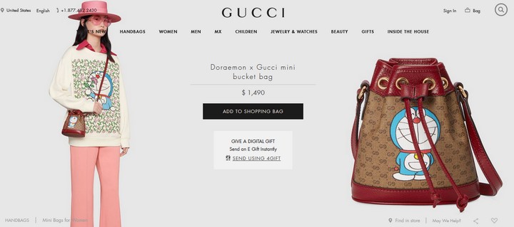 Syahrini Tas Gucci-Doraemon