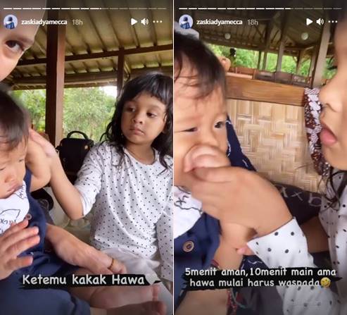 Putra Bungsunya Main Bareng Hawa Putri Shireen Sungkar, Zaskia Adya Mecca Waspada