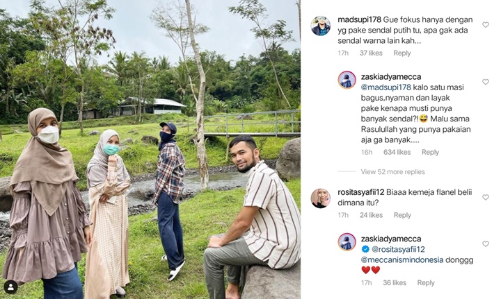 Reaksi Menohok Zaskia Adya Mecca Disindir Selalu Pakai Sandal Sama, Sampai Bawa-bawa Rasul