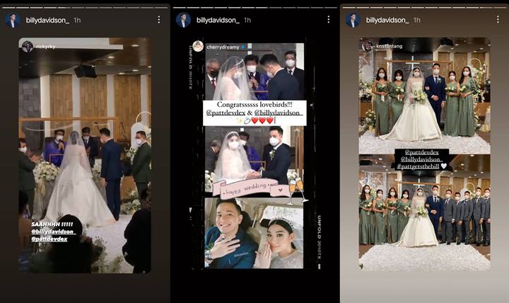 4 Tahun Pacaran, Billy Davidson Akhirnya Resmi Menikah dengan Patricia Devina