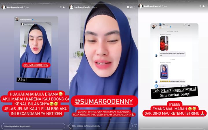 Kartika Putri Marahi Denny Sumargo Karena Bela Dokter Richard Lee