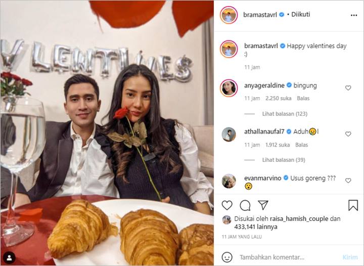 Anya Geraldine dan Verrell Bramasta