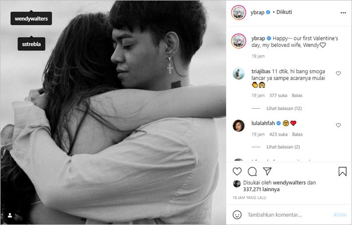 Reza Arap dan Wendy Walters
