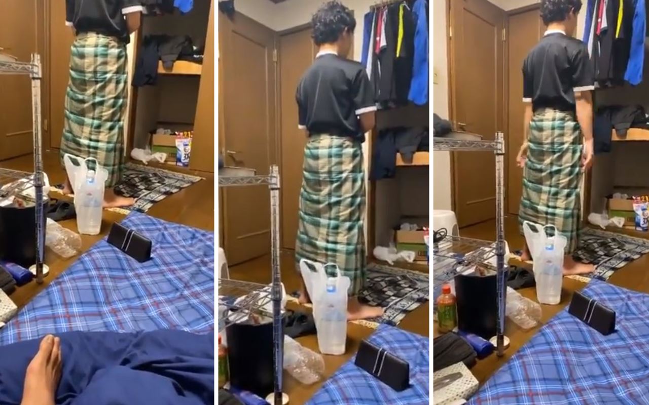 Viral Pria Indonesia Tetap Salat di Tengah Goncangan Gempa Jepang