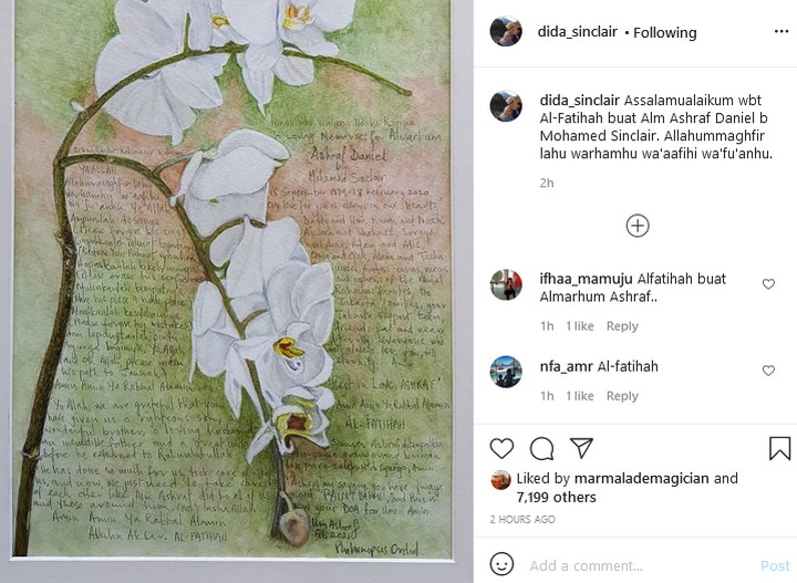 Lukisan Mertua BCL-Peringati Satu Tahun Kematian Ashraf Sinclair