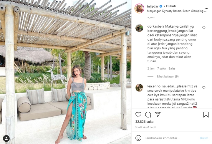 Jessica Iskandar Diwanti-Wanti Netizen Usai Mendadak Bicara Soal Cara Cowok Nyakitin