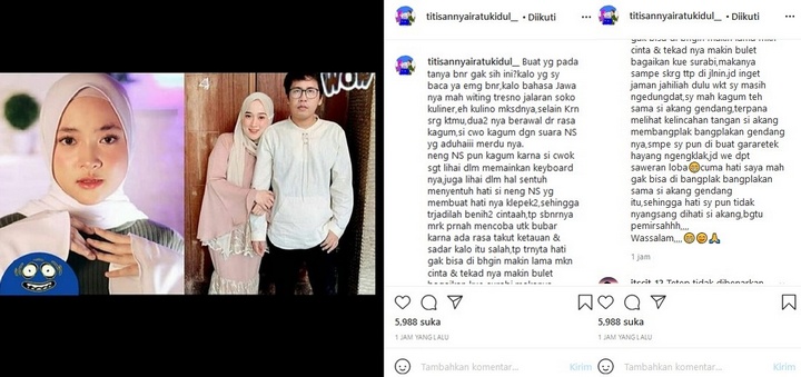 Nyai Kidul Soal Nissa Sabyan Pelakor