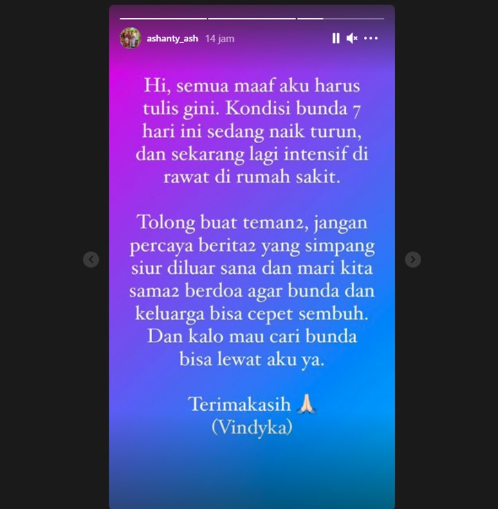 Ashanty Rawat Intensif di RS Usai Positif Covid-19, Aurel Hermansyah Bagikan Foto Bareng Berhijab