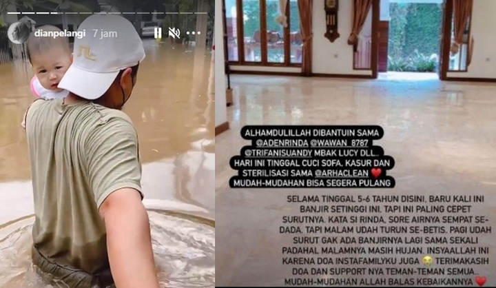 Dian Pelangi Kebanjiran