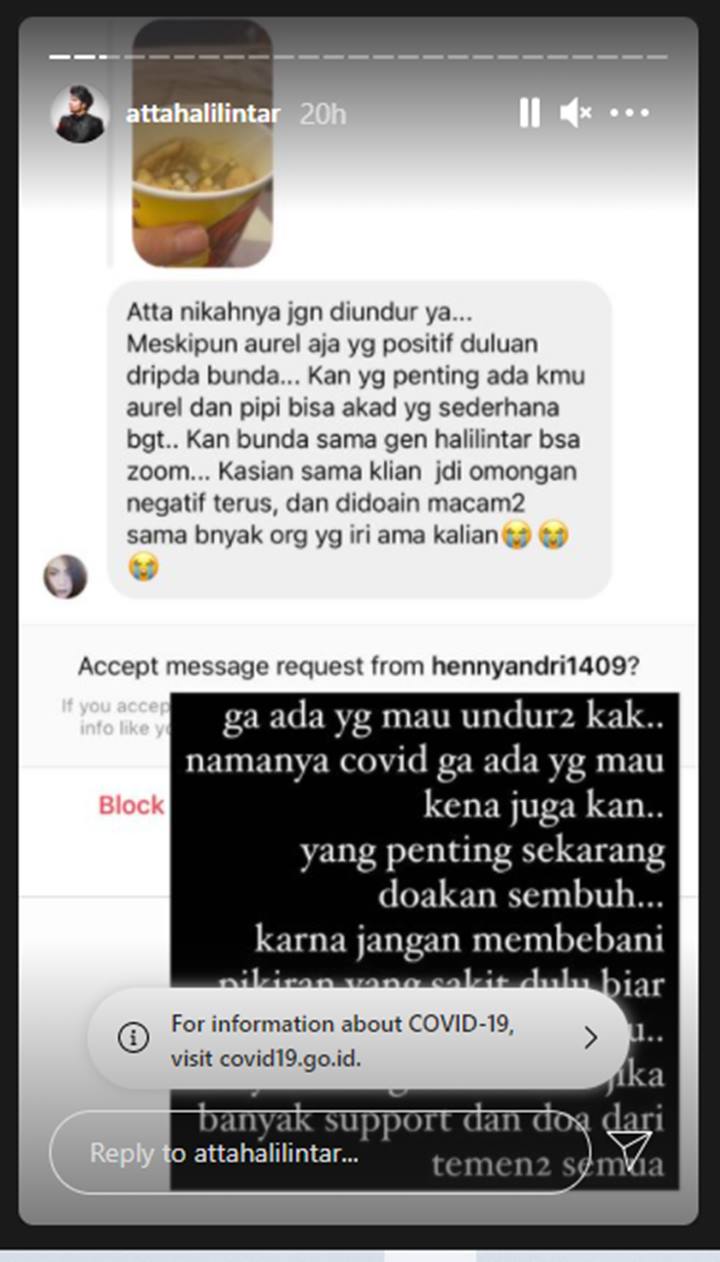 Atta Halilintar Murka Gegara Didesak Nikahi Aurel Hermansyah, Beri Jawaban Menohok Ini