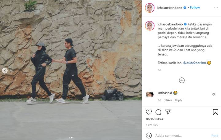Usil Banget, Dude Harlino Lakukan Ini Saat Joging Bareng Alyssa Soebandono Sukses Bikin Gemes
