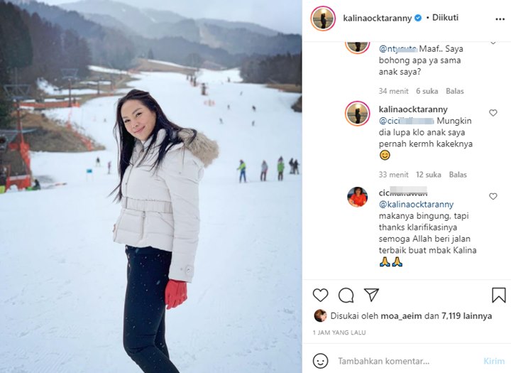 Kalina Oktarani Dituding Bohongi Azka Corbuzier hingga Tak Pernah Ajak Temui Kakeknya, Jawab Begini