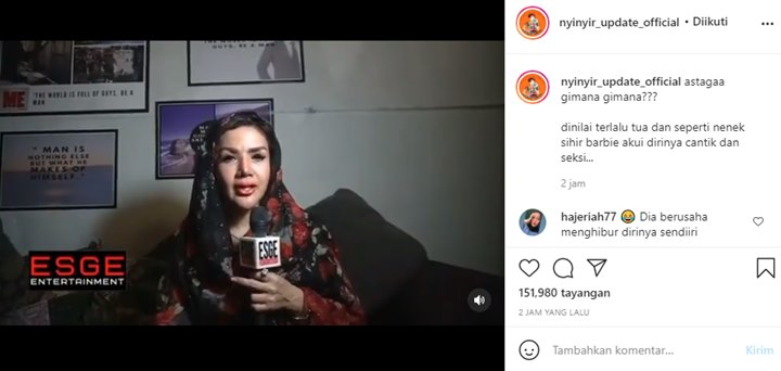 Barbie Kumalasari Ngaku Terlalu Cantik hingga Miliki Bodi Bak Gitar Spanyol