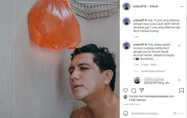 Arda Naff Suami Tantri Kotak Beri Nasihat Syukur Sampai Mengocok Perut Disebut Sudah Alih Profesi