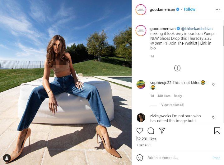 Khloe Kardashian Buka Suara Usai Fotonya Disebut Salah Edit