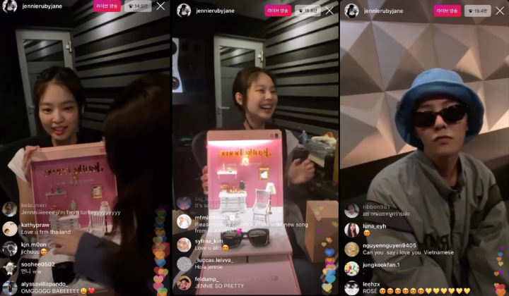 Jennie dan G-Dragon BLACKPINK Diduga Kuat Sudah Pacaran di Live Instagram Ini