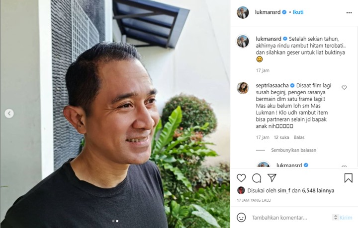 Lukman Sardi Tampil Lebih Muda, Acha Septriasa Ngaku Pengen Main Film Bareng Tapi Enggak Mau Jadi Bapak Anak