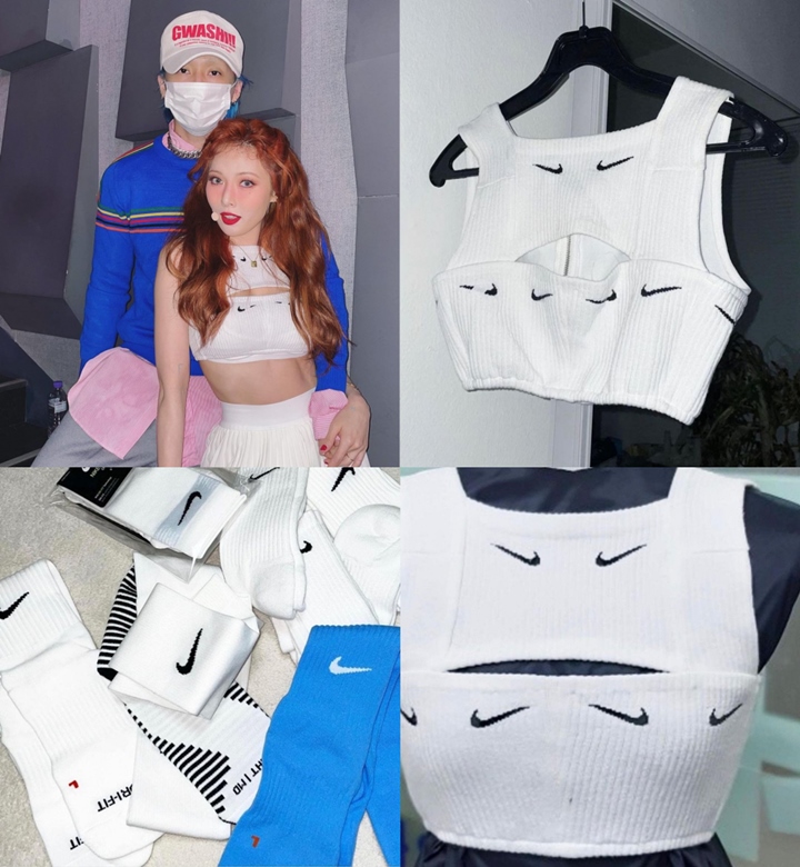 Kostum HyunA Ini Ternyata Dibuat dari Kaus Kaki, Netizen Menolak Percaya
