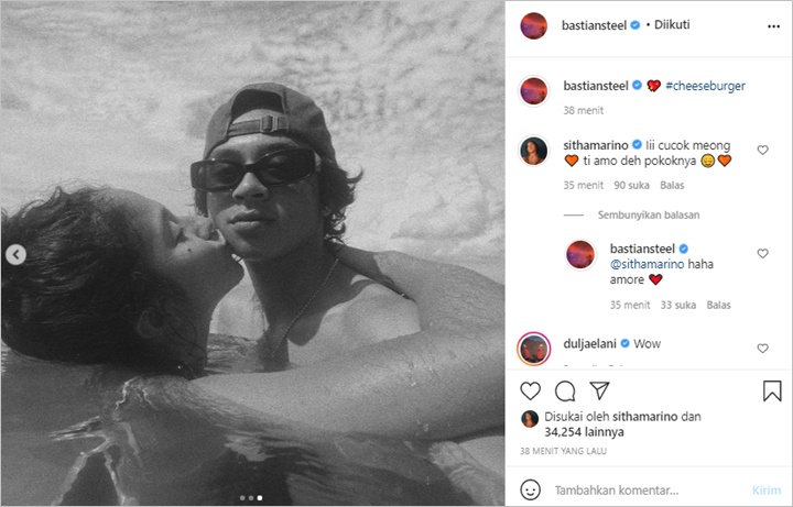 Makin Mesra, Bastian Bintang Umbar Momen Mesra Bareng Sitha Marino Sambil Ungkap Cinta