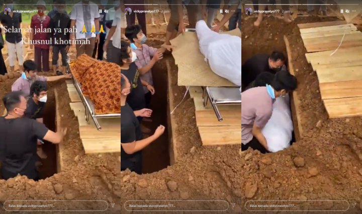 Vicky Prasetyo Turun Langsung Makamkan Jenazah Mantan Mertuanya, Ungkap Permintaan Maaf Karena Ini
