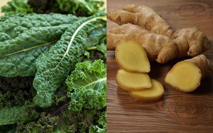 Kale dan Jahe untuk Anti-Inflamasi