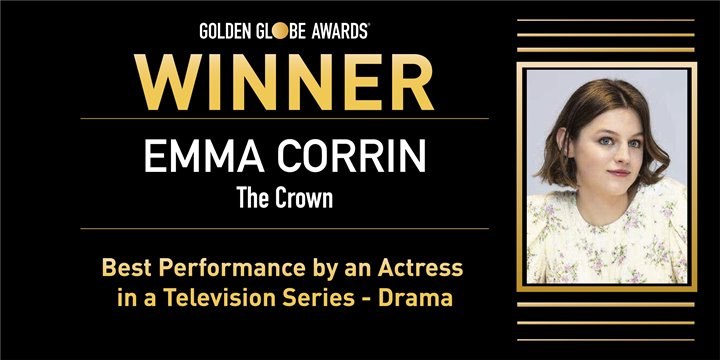 Golden Globes 2021: Emma Corrin Dedikasikan Kemenangan \'Best Actress\' Untuk Mendiang Putri Diana