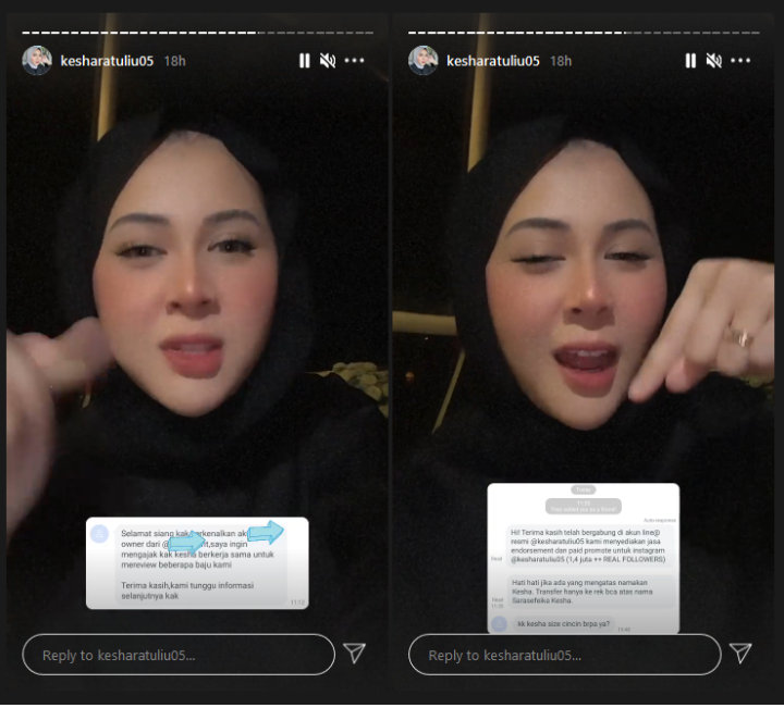 Kesha Ratuliu Curhat Kesal Dengan Pihak Online Shop, Endorse Tapi Tidak Sopan?