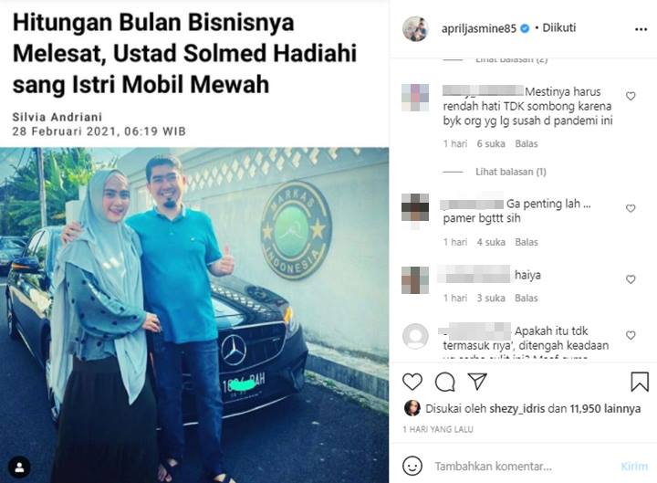 Mobil Baru April Jasmine