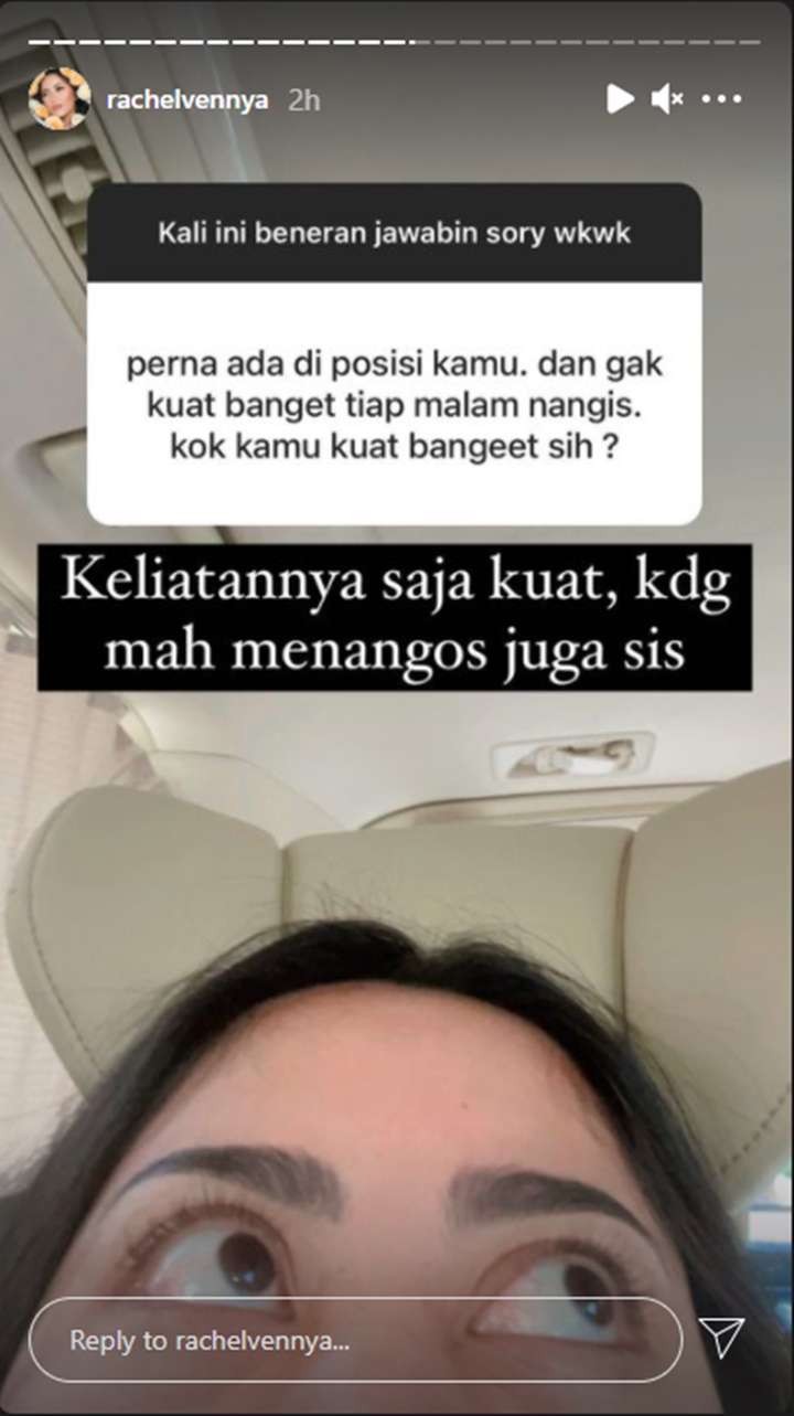 Rachel Vennya Tampak Tegar Pasca Cerai dari Niko Al Hakim, Kondisi Sebenarnya Terungkap