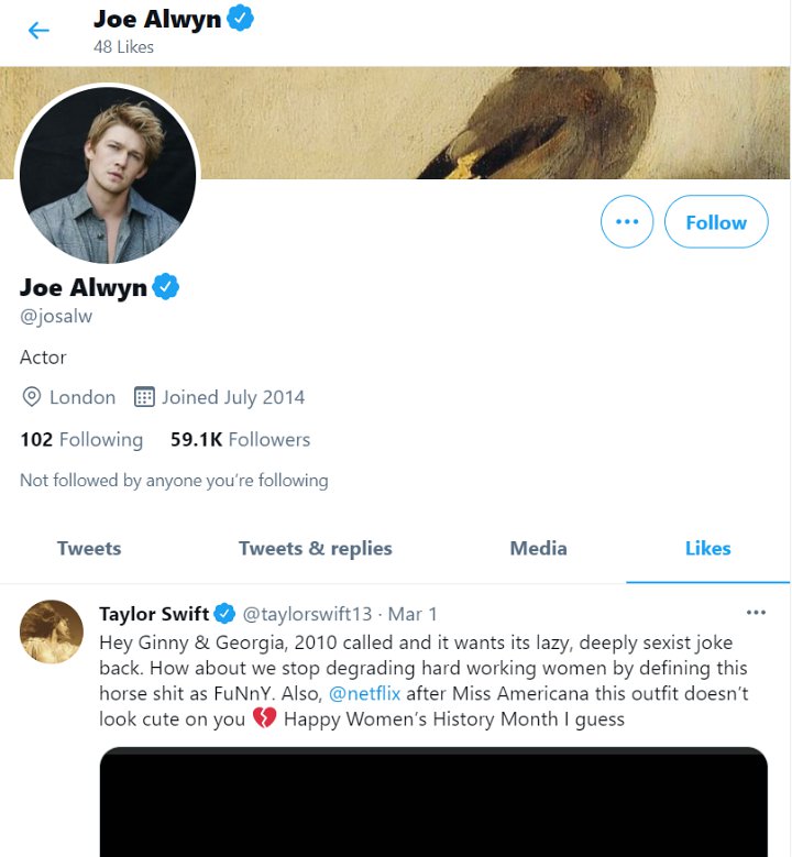 Taylor Swift Dapat Dukungan Joe Alwyn Pasca Sindir Series Netflix Yang Ungkit Kehidupan Cintanya