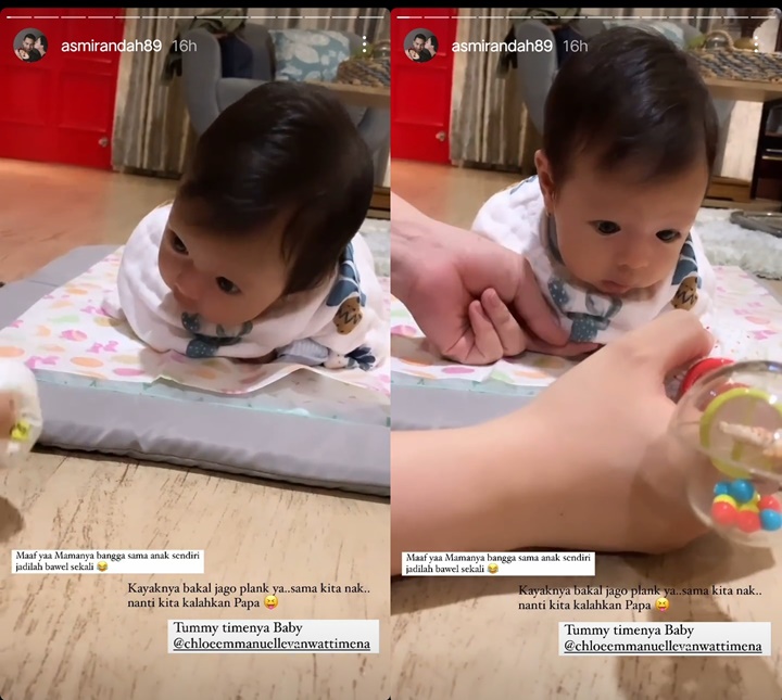 Bayi Asmirandah Bikin Khawatir Sudah Tengkurap di Usia 2 Bulan, Begini Penjelasannya