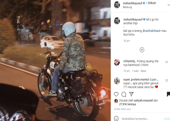 Yusuf Mahardika Ngode Salshabilla Adriani Agar Mau Ikut Hobinya