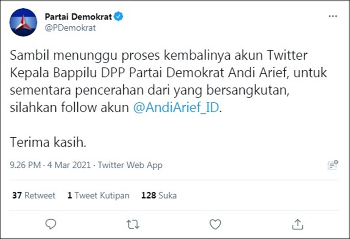 Peretasan Twitter Andi
