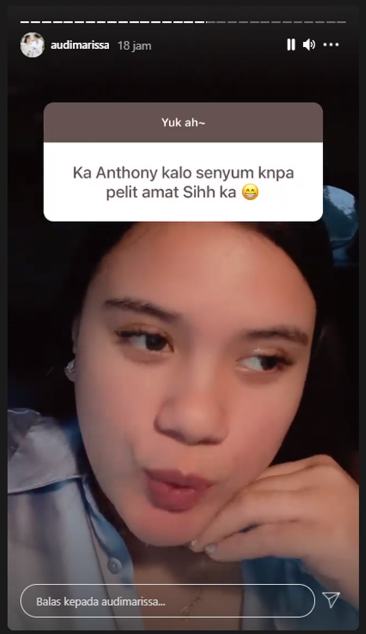 Reaksi Audi Marissa Saat Anthony Xie Disebut Pelit Senyum