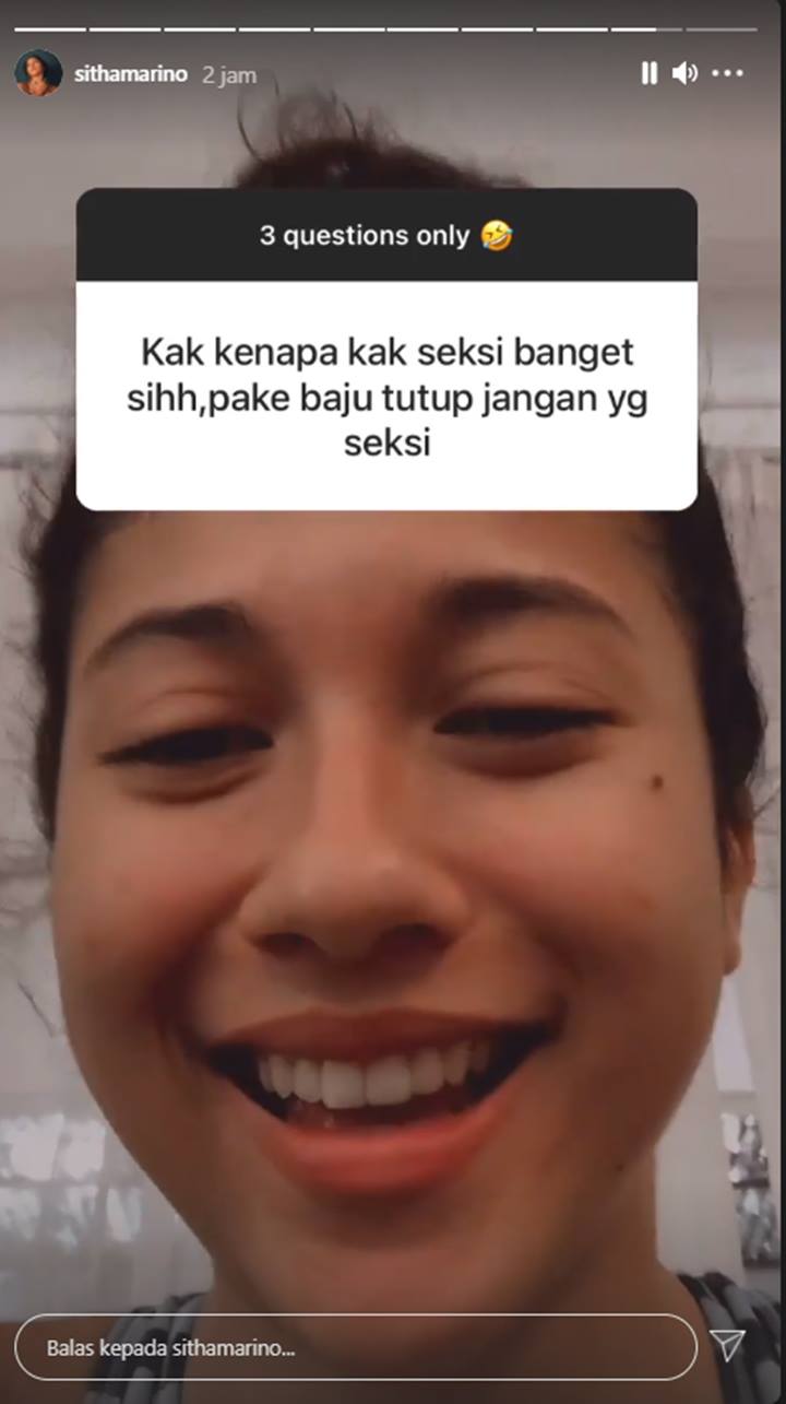 Reaksi Sitha Marino Pacar Bastian Bintang Dinyinyiri Soal Pakaian Seksi