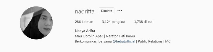 Profil Singkat Nadya Arifta, Wanita yang Diduga Tengah Dekat dengan Kaesang Pangarep