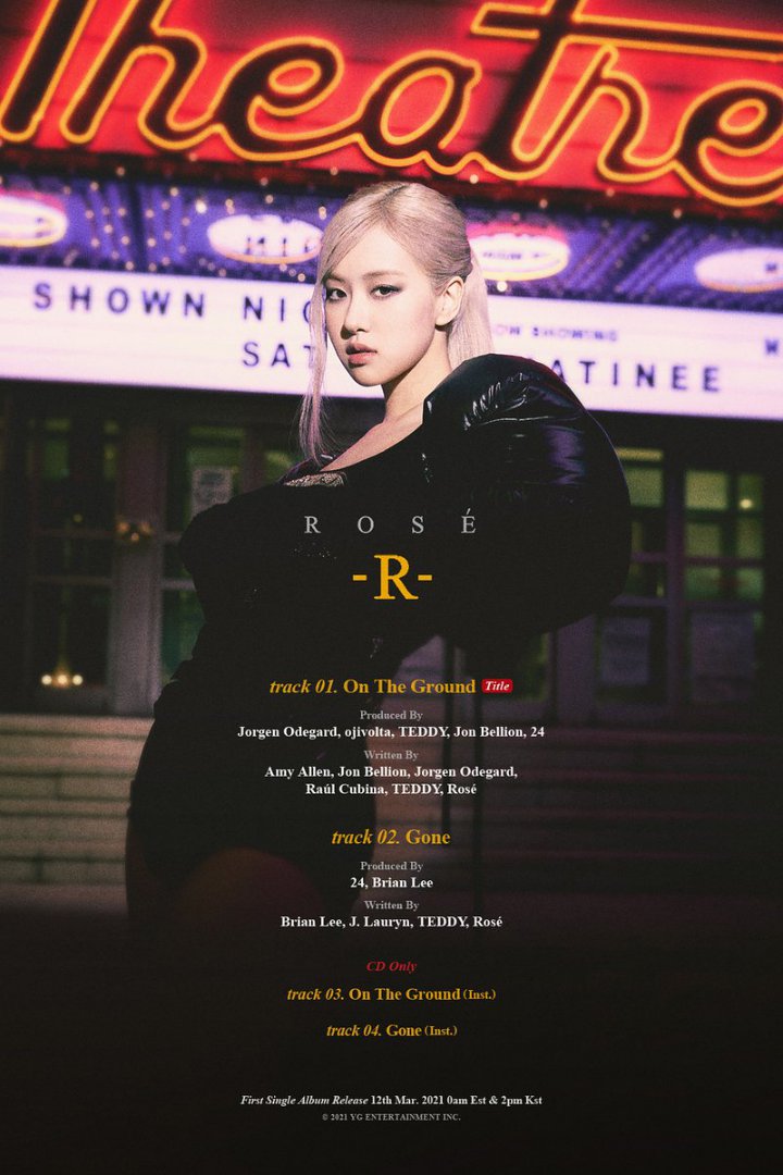 Rose BLACKPINK Rilis Tracklist Untuk Album Comeback \'-R-\', Liriknya Ditulis Sendiri