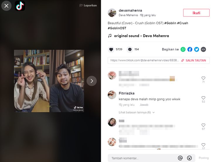 Deva Mahenra Duet Bareng Mikha Tambayong Nyanyikan Lagu Korea