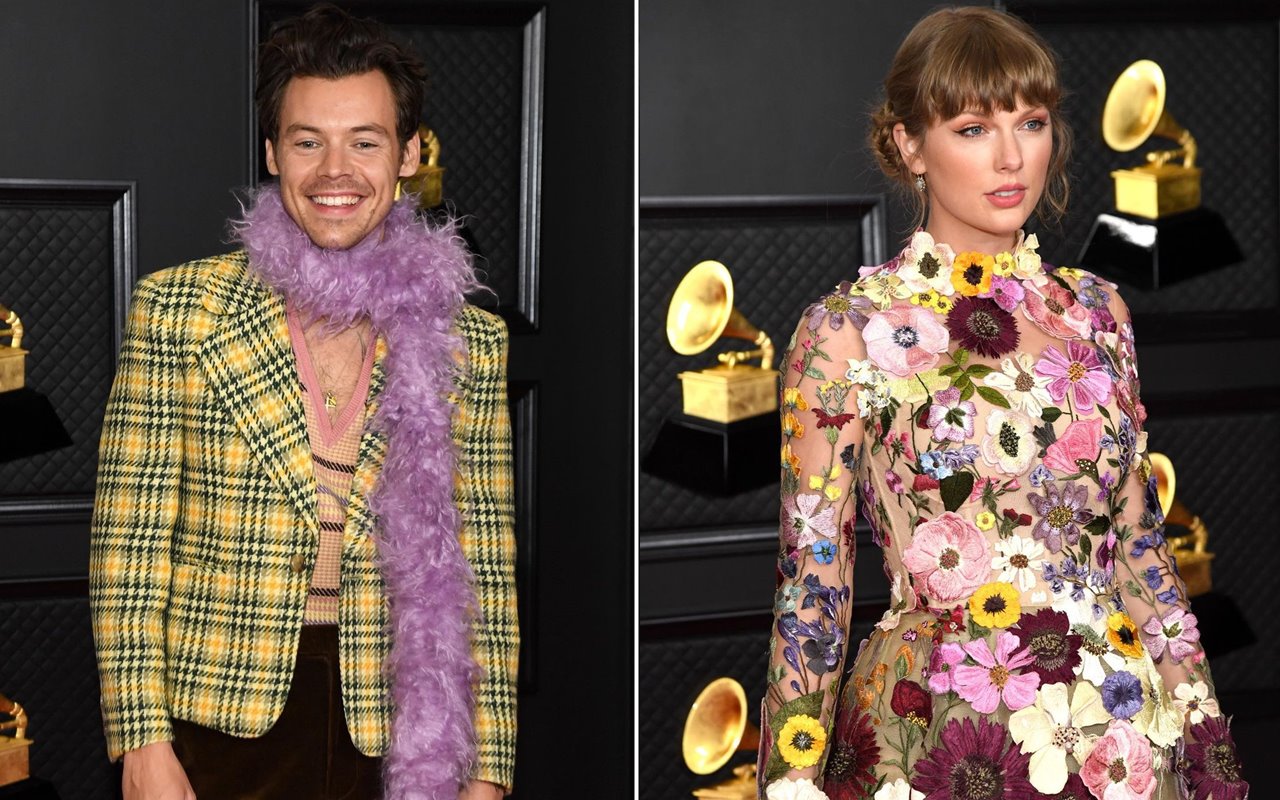Grammy Awards 2021: Harry Styles Dan Taylor Swift Kedapatan Lagi Ngobrol Asik, Fans Menggila