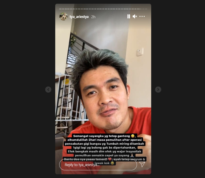 Tya Ariestya Minta Doa untuk Suami yang Baru Dioperasi, Beber Kondisi Terkini