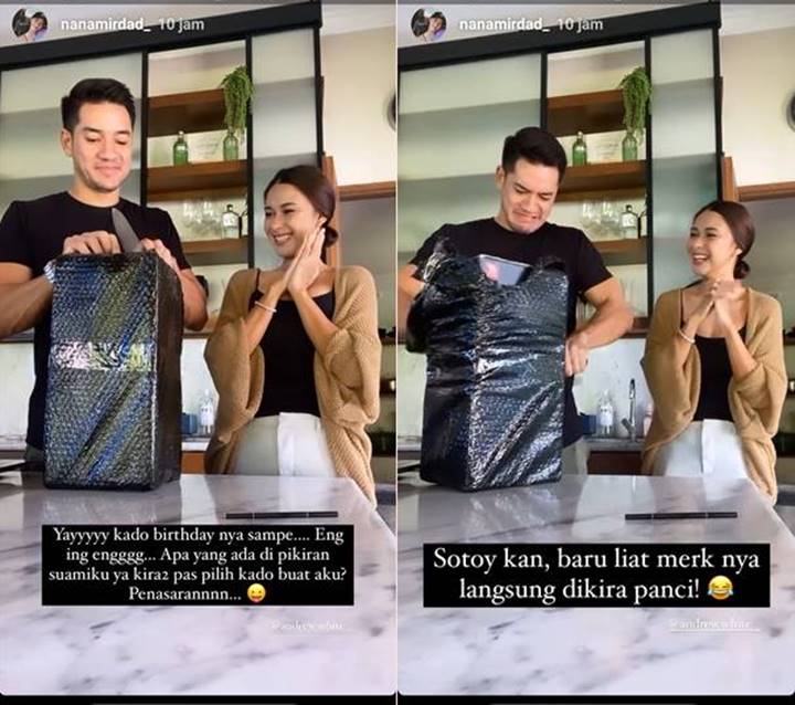 Nana Mirdad Dapat Kado Set Pisau yang Biasa Dipakai Gordon Ramsay: Kok Jadi Takut